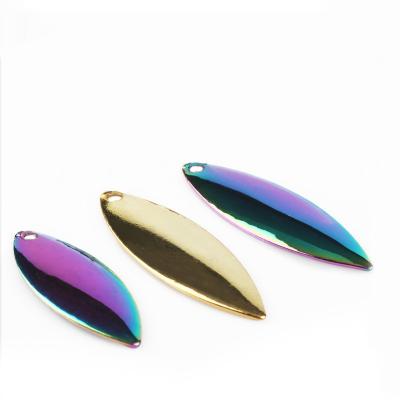 China Wholesale 25MM*7.8MM 39.3MM*12MM 39.3MM*16MM Metal Spoon Lure Tackle Colorful Copper Bait for sale