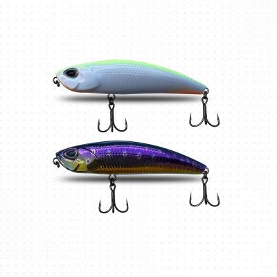 China ABS Wholesale52mm 4.9g Japan Mini Plastic Fishing Lures Sinking Stickbait Hard Lure Quake Long Artificial Casting Bait for sale