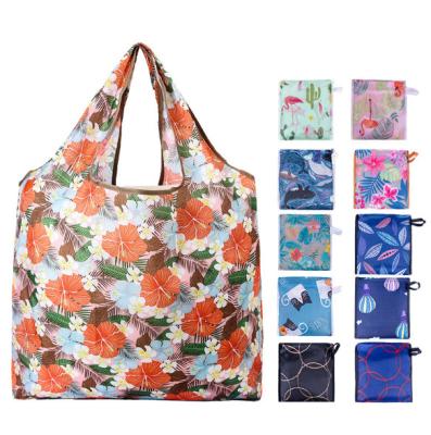 China Promotional foldable printing high quality canvas folding shopping bag reuseable shopping bag for sale