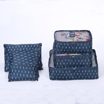 China Lady Foldable Travel Bag gift set 6PCS portable storage bag set clothesTravel bag for sale