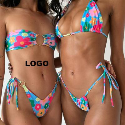 China Antibacterial custom sexy women's sexy beach wear bikini side tie side tie bikini fashion bikini for sale