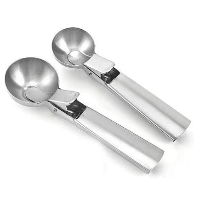 China ArtSample Viable High Quality Different Sizes Stainless Steel Ice Cream Spoon Scoop Tools for sale