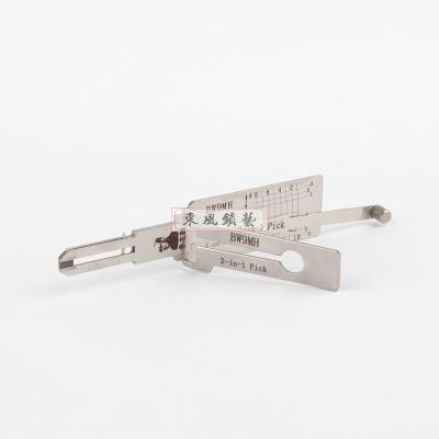 중국 Metal Newcomer Automatic Pick and Key Decoder Lishi Original Door LockPicks Opener for Key White 판매용