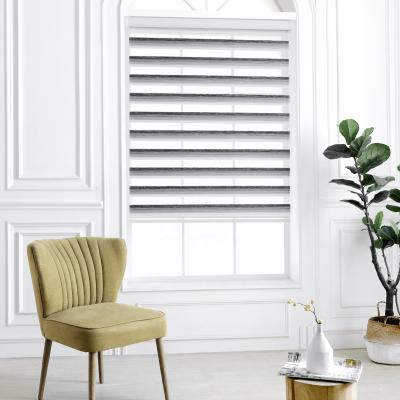 Chine Wholesale Hot Selling Zebra Blind Modern Style Zebra Day and Night Ready Made Horizontal Roller Shades à vendre