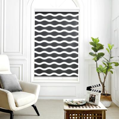 China Horizontal Zebra Blinds High Quality Polyester Material Curtain Shade Horizontal Zebra Blinds For Wholesale for sale