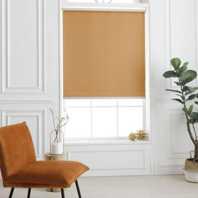 China Custom Wholesale Custom Single Wide Roller Blind Blade Blackout Shades Roller Blinds For French Door for sale