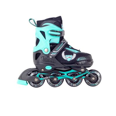 China Fashion\Comfortable Factory Price\Durable Custom Logo Adjustable Roller Four Wheels Online Kids Adult Skates for sale