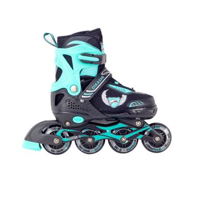 China DIKASHI Factory Price Snap Roller Four Wheels Integrated Roller Skates For Adult Custom Logo Adjustable Skate Shoes 10-12US/1-4US/5-8US for sale