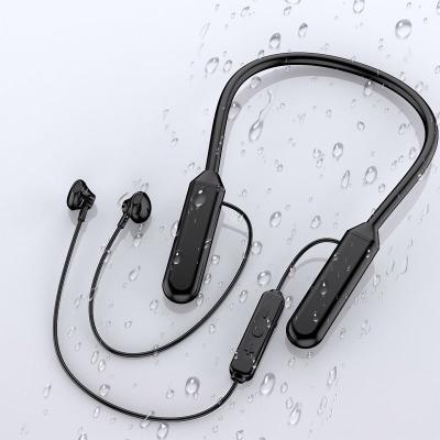 China Neckband Dual Battery 500mAh Long Battery Life BT5.3 in-ear Headphones Gaming Headphones Wireless Neckband Earphone for sale