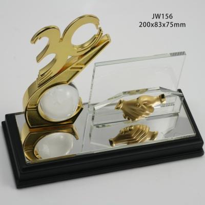 China China Business Gift Name Card Holder Desktop Pen Stand for sale