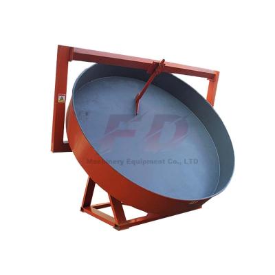 China Smooth Running Round Pan Granulator Disc Granulator Pan Poultry Fertilizer Pelletizer Pelletizer Machine for sale