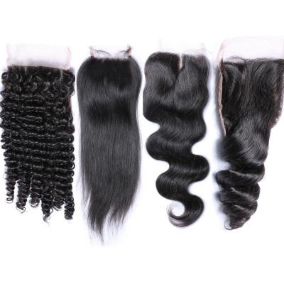 China Wholesale Human Brazilian Virgin Hair Silky Straight Wave Lace Front Closure And Headband for sale