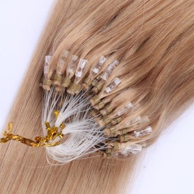 China Silky Straight Wave Bead Weft Human Extensions Links Deneb Classich Micro Beads Of 1 Piece Cross Extensions Mirco Hair Extension for sale