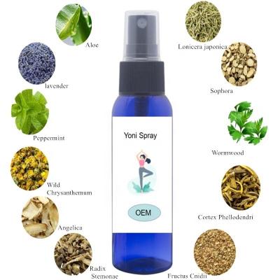 China Hot Selling Pure Herbal Amazon Yoni Spray 100% Natural Organic Yoni Mist Spray with Cheap Price for sale