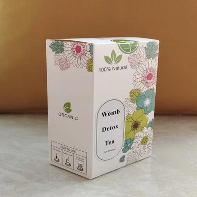 China Womb Care Organic GMP Factory Supply 28Days Uterus Detox Tea With Cheap Price for sale