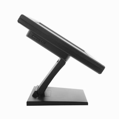 China ABS+metal 75*75mm 100*100mm VESA Adjustable Folding Universal 27 Inch Table Monitor Stand Mount for sale