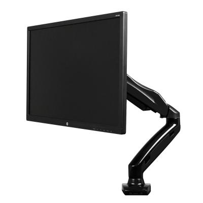 China VESA Standard Full Motion Shock Absorber Steel Desk Mounted LCD LED Monitor Integrated Single Arm for sale