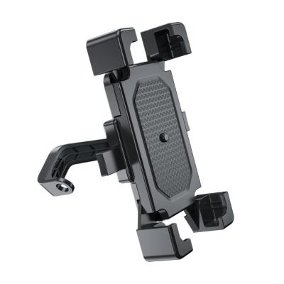 China Adjustable Quick Release Electric Motorcycle Scooter Phone Holder Mount Firm Release Lock Grip For Riding Racing for sale