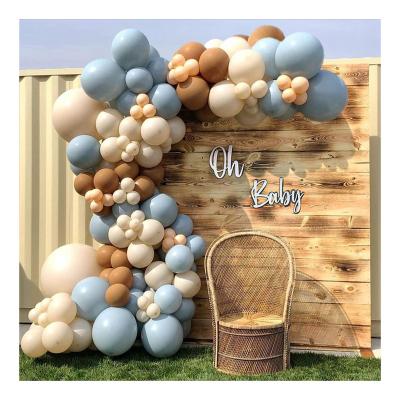 China Retro Latex RUI YI Color Balloon Garland Arch Set Outdoor Wedding Decoration Baby Birthday Party Decoration Party Supplies For Adults for sale