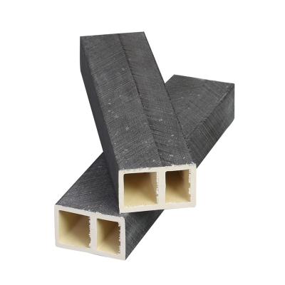 China Contemporary Professional China WPC Co-extrusion Composite Timber Tube For Architectural Canopy Partition Ceiling Partition for sale