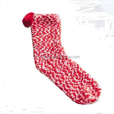 China Winter Daily Indoor Socks 1 Pair Coral Cashmere Winter Warm Woman Soft Slippers Long Calcetines Mujer Indoor Floor Casual Slippers Slippers Skarpetki Ropa Mujer for sale