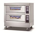 China Double Layer Six Tray Electric Baking Oven , Commercial Electric Pizza Oven for sale