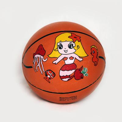 China Sports Customized Mini Rubber Basketball Wholesale Sports Games Basket Balls for sale