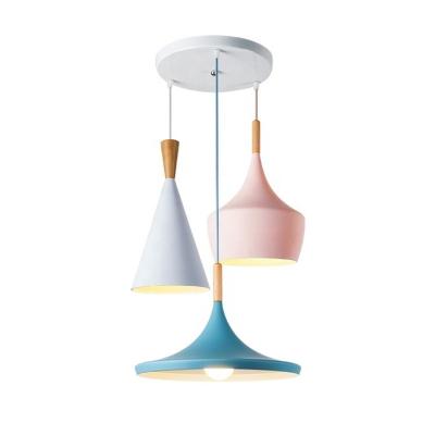 China Contemporary high quality fashion style home lighting modern metal aluminum pendant lights and trendy home decoration for sale