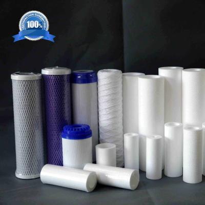 China Hotel PP Water Filter Cartridge And Carbon Block For Water Purification Cartridges for sale