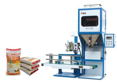 China Granular Fertilizer Rice Packaging Machine , Net Weigh Bag Filling Equipment for sale