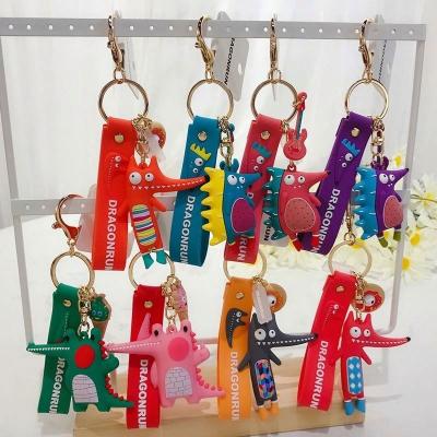 China 2021 New Simulation Handsome Fashion Crocodile Fox Cartoon Hedgehog Doll Key Chain Original Keychain Pendant Handsome for sale