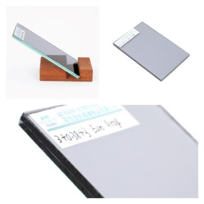 China Euro Grey PVB Interlayer Safety Colored Laminated Glass Com espessura de PVB de 0,38 mm à venda