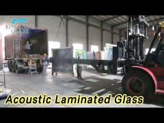 Soundproof Acoustic Laminated Glass UV Protection Impact Resistant Clear