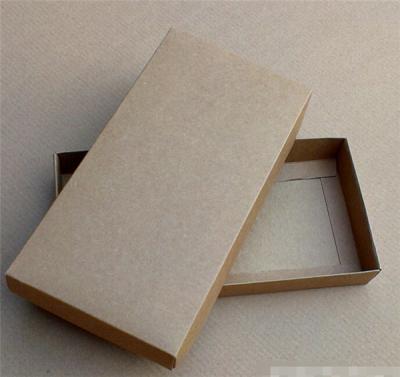 China Recycled Eco-friendly Kraft Cardboard Gift Box with Lid for sale