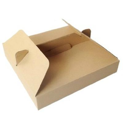 China Take-out Folding Lunch Box Pizza Box with Handle for sale