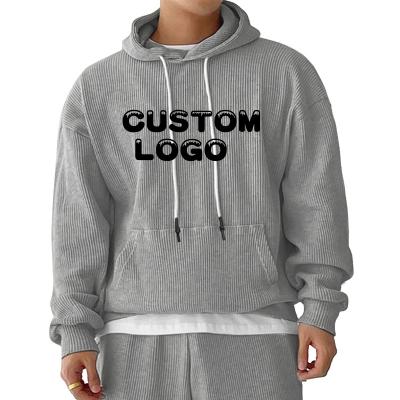 China Thermal Cropped Mens Sweatpants and Hoodie Set Custom logo Tracksuit Sweatpants Work Out Casual Sport Hoodies Set for Mens for sale