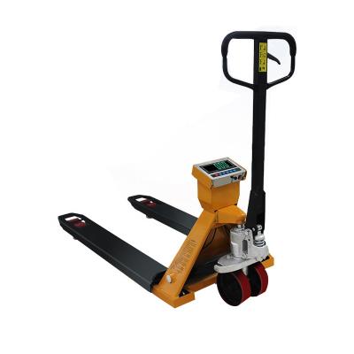 中国 Electronic Scale Pallet Truck Forklift Hand Pallet Cargo Truck 販売のため