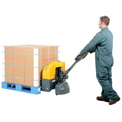 China Proper Price Powered Pallet Truck Semi Electric Pallet Truck Sale Forklift for sale