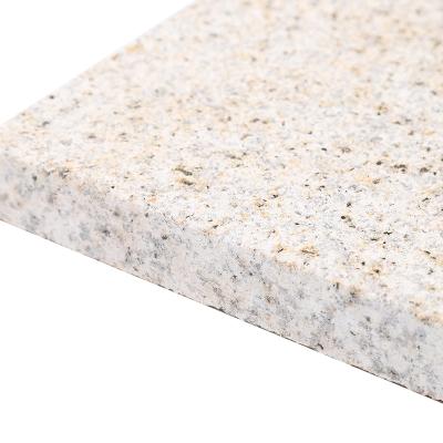 China Traditional High Quality Bush Hammered Rusty Yellow Floor Tile G682 Granite Stone for sale