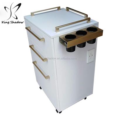 China Strong Beauty Salon Trolley Trolley Salon Furniture Salon Trolley Station With Stand Accessory Drawer for sale