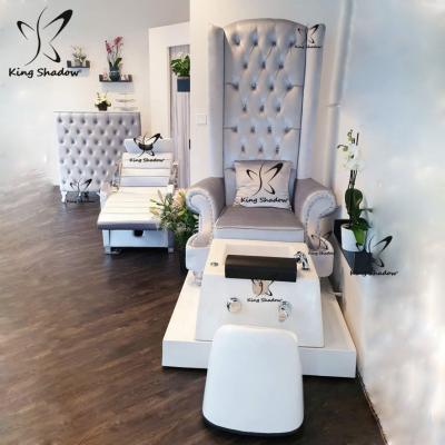 China Royal Nail Spa Technology Joy Manicure Set Throne Foot Spa Chair Massage Pedicure Chair Used for sale