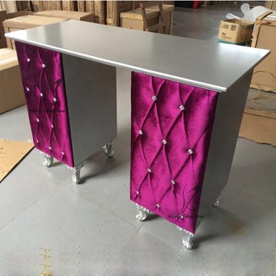 China Modern Modern Nail Bar Station Equipment Nail Salon Beauty Salon Nail Salon Manicure Desk for sale