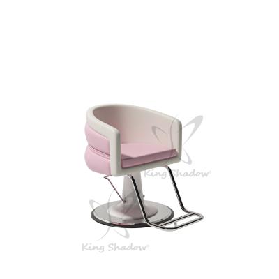 China Modern Hairsalon Styling Chairs Styling Chair Pink And White For Women Dressing Table Equipment for sale