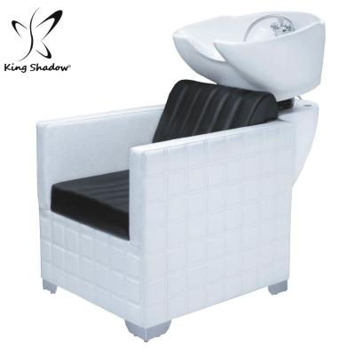 China Modern Gold Kingshadow Shampoo Chair Luxury Shampoo Basin and Chair for sale