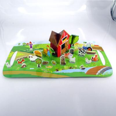 China 2018 Strip sticker+PET/printed carton the latest cartoon magic scene children's creative toys for sale