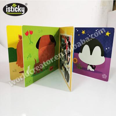 China Printing Clear Sticker Professional Kids Clear Sticker Educational Book for sale