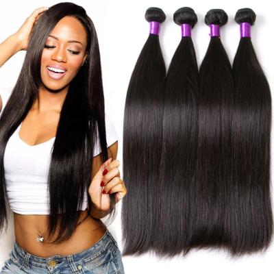 China Silky Straight Wave 10A 12A Grade Cuticle Aligned Unprocessed Brazilian Human Hair Hair Extension for sale