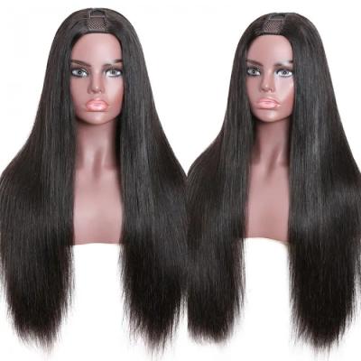 China Unprocessed Virgin Human Hair 4*4 Lace Closure Wig Straight / Body Wave Human Hair for sale