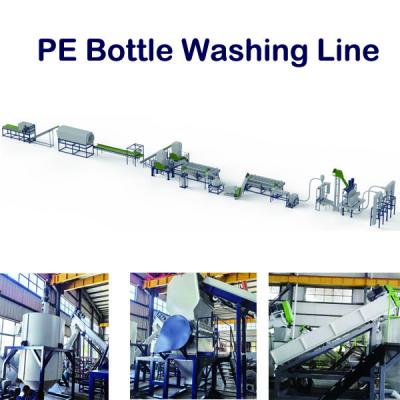 China Máquina de reciclaje de plástico de lavado de HDPE Máquina de reciclaje de botellas de desechos 200kw en venta