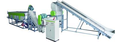 China 500kg/Hr - 2500kg/Hr Plastic Washing Recycling Machine Automatic PE Film Washing Line for sale